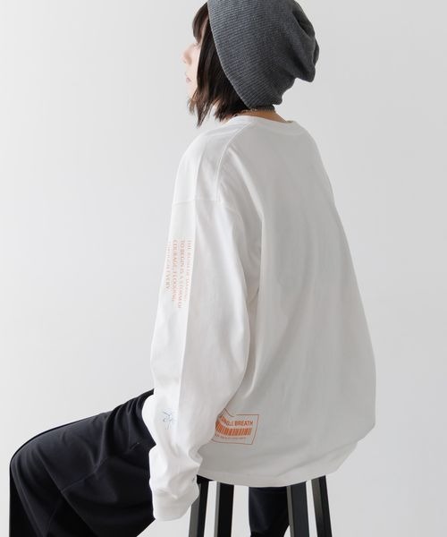 PBLIM(ページボーイリム)の「《UNISEX》サイエンスロンT(Tシャツ/カットソー・レディース・ブラック/オフホワイト/パープル・LARGE/MEDIUM)」の6枚目の写真