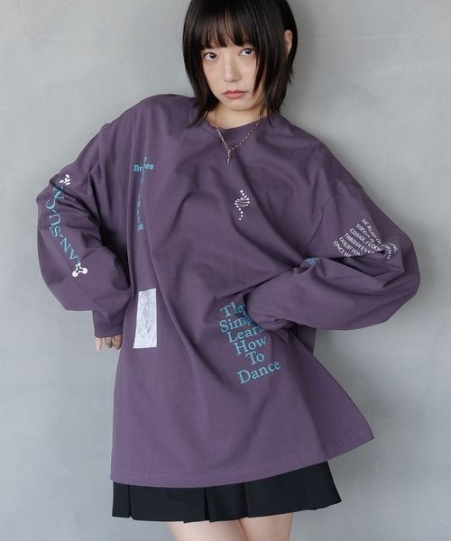 PBLIM(ページボーイリム)の「《UNISEX》サイエンスロンT(Tシャツ/カットソー・レディース・ブラック/オフホワイト/パープル・LARGE/MEDIUM)」の22枚目の写真