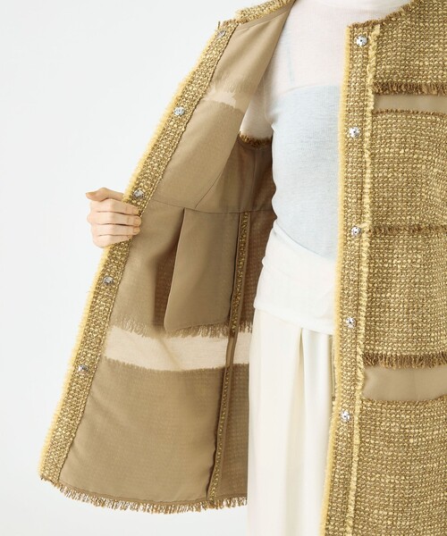 セール】ブロッキングツイード ミドルジレ（ベスト）｜BALLSEY