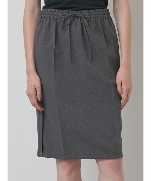 styling/(スタイリング)の「【セットアップ対応】ドローコードスーツスカート(スカート・レディース・グレー/ブラック/ブラウン・0/1)」の3枚目の写真