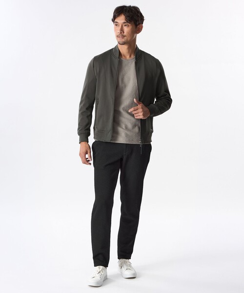 EPOCA UOMO(エポカウォモ)の「HIGAKIブリスタージャカードパンツ(その他パンツ・メンズ・ベージュ系その他5/ブラック・48/46)」の3枚目の写真