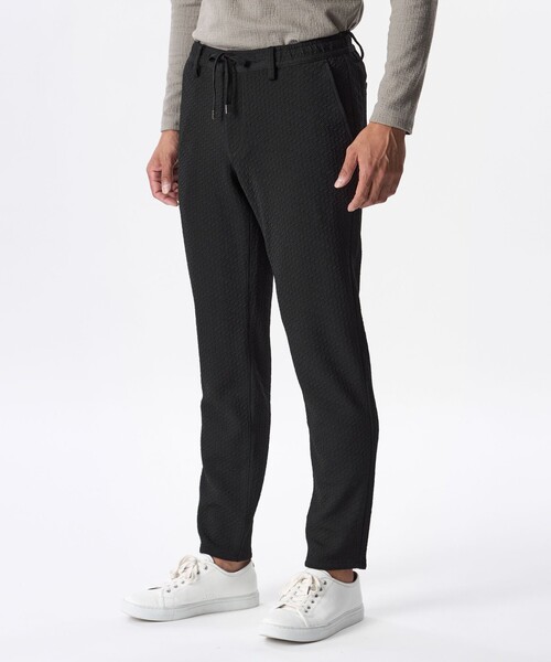 EPOCA UOMO(エポカウォモ)の「HIGAKIブリスタージャカードパンツ(その他パンツ・メンズ・ベージュ系その他5/ブラック・48/46)」の6枚目の写真