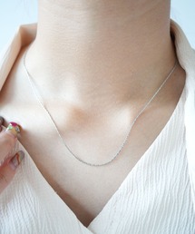 Jelly moo（ジェリームー）の「【 Jelly moo / ジェリームー 】 金属アレルギー対応 フォックステール チェーン ネックレス 【 サージカルステンレス / 316L 】（ネックレス）」