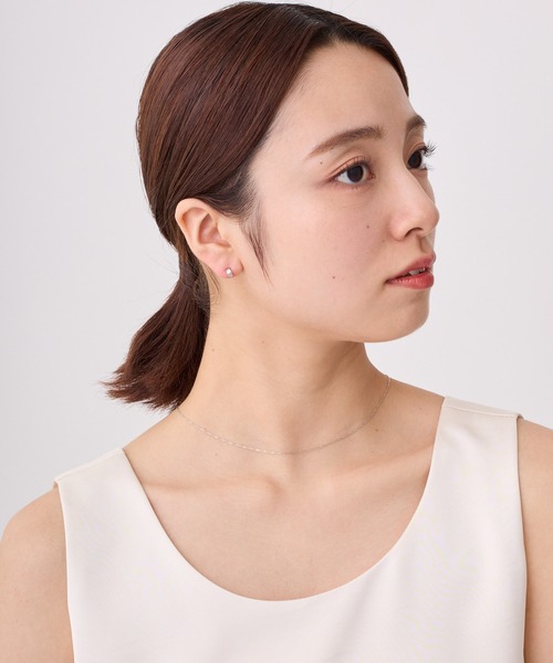 CALIN STANDARD(カリンスタンダード)の「◆金属アレルギー対応◆◆made in japan◆【純金厚メッキ】シャイン 極小ミニマルカーブピアス(ピアス(両耳用)・レディース・シルバー/ゴールド/ピンクゴールド・FREE)」の10枚目の写真