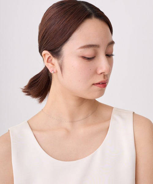 CALIN STANDARD(カリンスタンダード)の「◆金属アレルギー対応◆◆made in japan◆【純金厚メッキ】シャイン 極小ミニマルカーブピアス(ピアス(両耳用)・レディース・シルバー/ゴールド/ピンクゴールド・FREE)」の16枚目の写真