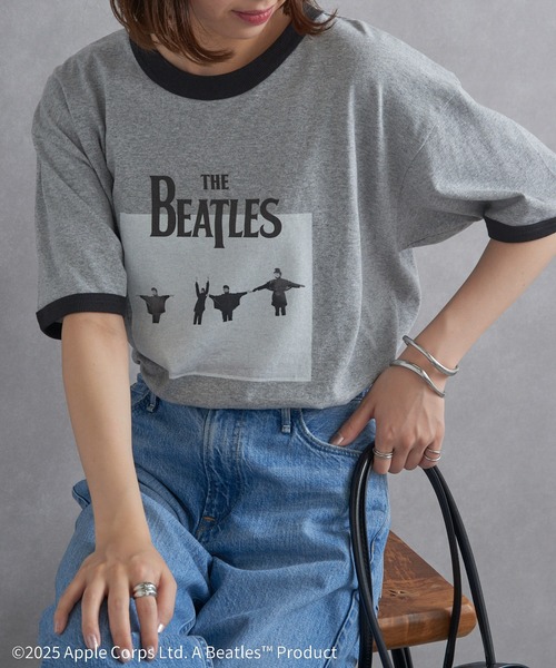 The Beatles(ザビートルズ)の「【THE FINAL VIEW】The Beatles / ビートルズ リンガーTシャツ(Tシャツ/カットソー・レディース・ブラック/ホワイト/グレー・M/XL/L)」の14枚目の写真