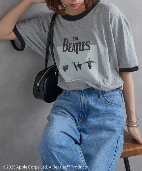 The Beatles(ザビートルズ)の「【THE FINAL VIEW】The Beatles / ビートルズ リンガーTシャツ(Tシャツ/カットソー・レディース・ブラック/ホワイト/グレー・M/XL/L)」の18枚目の写真