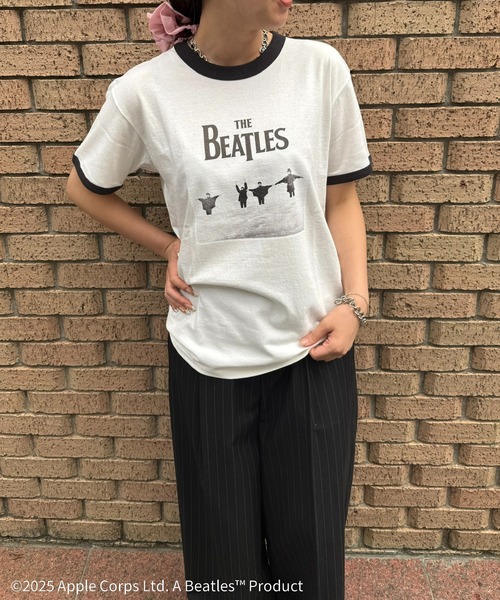 The Beatles(ザビートルズ)の「【THE FINAL VIEW】The Beatles / ビートルズ リンガーTシャツ(Tシャツ/カットソー・レディース・ブラック/ホワイト/グレー・M/XL/L)」の11枚目の写真