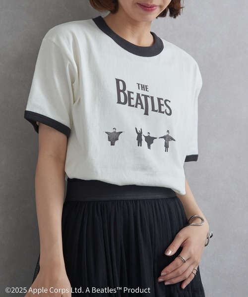 The Beatles(ザビートルズ)の「【THE FINAL VIEW】The Beatles / ビートルズ リンガーTシャツ(Tシャツ/カットソー・レディース・ブラック/ホワイト/グレー・M/XL/L)」の10枚目の写真