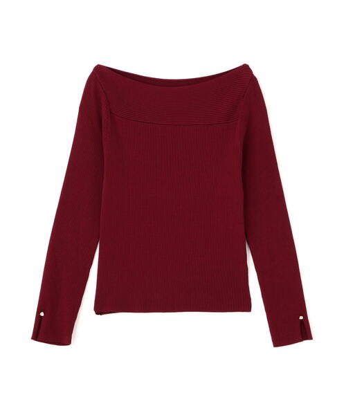 PROPORTION BODY DRESSING（プロポーションボディドレッシング）の「＜ハンドウォッシャブル＞変わり編みリブニット / 1215270928（ニット/セーター・レディース・ボルドー/グリーン/ベージュ/ブラック・SMALL/MEDIUM）」の21枚目の写真