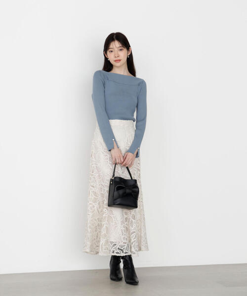 PROPORTION BODY DRESSING（プロポーションボディドレッシング）の「＜ハンドウォッシャブル＞変わり編みリブニット / 1215270928（ニット/セーター・レディース・ボルドー/グリーン/ベージュ/ブラック・SMALL/MEDIUM）」の11枚目の写真