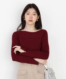 プロポーション ボディドレッシング ニット 長袖 トップス レディース FRサイズ レッド系 PROPORTION BODY DRESSING PROPORTION BODY DRESSING（プロポーションボディドレッシング