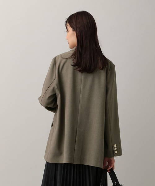 GLOBAL WORK（グローバルワーク）の「MATINEE LINE/MIXストレッチWジャケット/583736（テーラードジャケット・レディース・モカ/ブラウン/チャコールグレー・SMALL/MEDIUM/LARGE）」の21枚目の写真