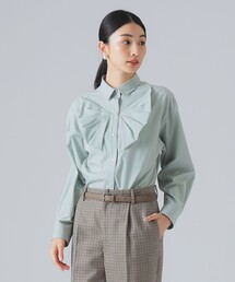 EFFE BEAMS | リボン ブロード シャツ(シャツ/ブラウス)