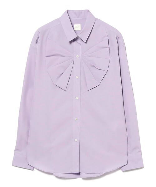EFFE BEAMS（エッフェビームス）の「リボン ブロード シャツ（シャツ/ブラウス・レディース・ミント/パープル・36/38）」の12枚目の写真