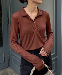 WILLOW | 【willow】シアースラブポロトップス(Tシャツ/カットソー)