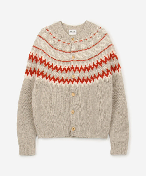 【10月まで限定】 Morris&Sons チャンキーノルディックカーディガン MORRIS & SONS | チャンキーノルディックカーディガン WOMEN