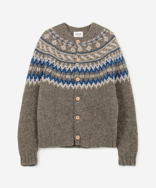 MORRIS & SONS モリス＆サンズ チャンキーノルディックカーディガン MORRIS & SONS | チャンキーノルディックカーディガン WOMEN