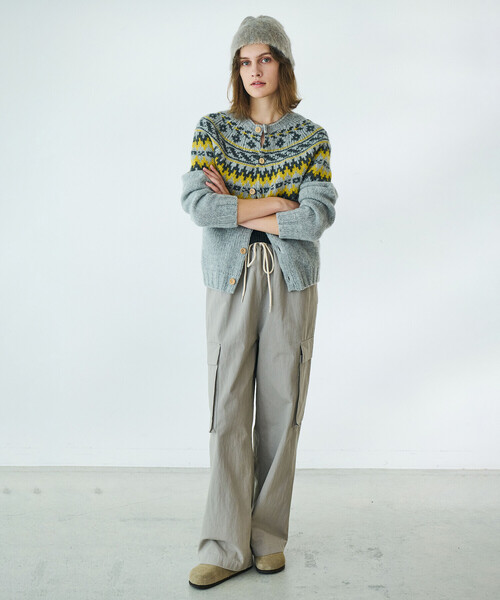 MORRIS & SONS | チャンキーノルディックカーディガン WOMEN