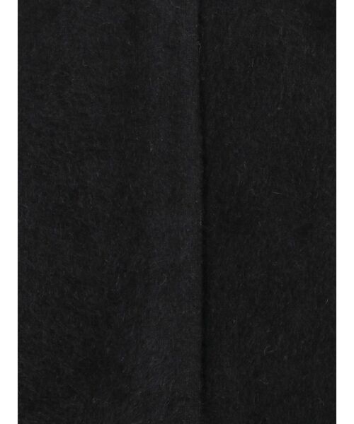 エレンディーク　ELENDEEK ラクーンミックスカーディガン　ブラック　黒 ELENDEEK（エレンディーク）の「ラクーンミックスダブルカーディガン