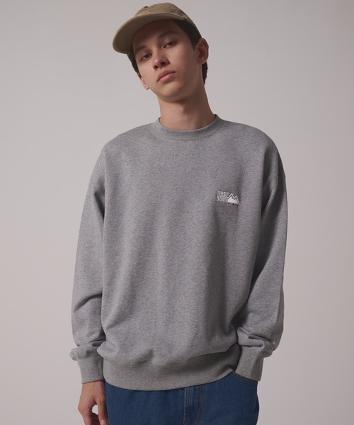 FIRST DOWN（ファーストダウン）の「ロゴ クルー スウェット（スウェット・メンズ・ブラック/ネイビー/グレー/ブルー・L/M/XL/S/XXL）」の9枚目の写真