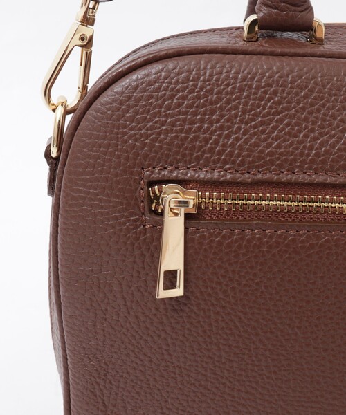 NOLLEY’S(ノーリーズ)の「スクエアスリムボストン(ボストンバッグ・レディース・ブラウン/ブラック・FREE)」の14枚目の写真