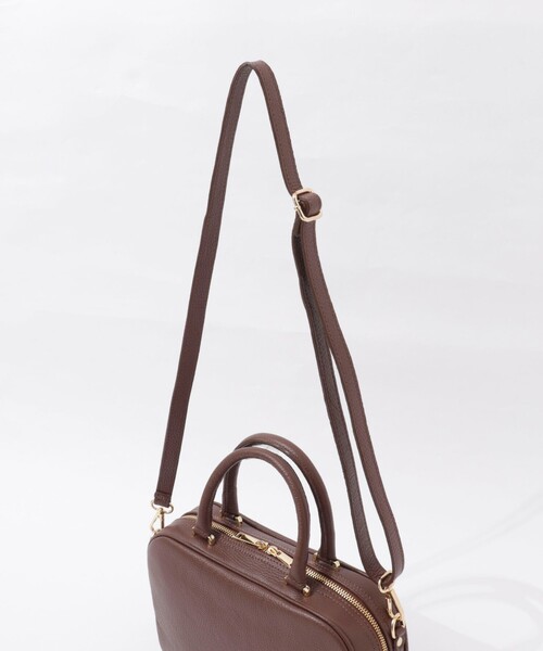 NOLLEY’S(ノーリーズ)の「スクエアスリムボストン(ボストンバッグ・レディース・ブラウン/ブラック・FREE)」の15枚目の写真