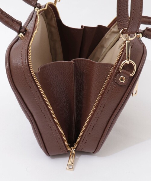 NOLLEY’S(ノーリーズ)の「スクエアスリムボストン(ボストンバッグ・レディース・ブラウン/ブラック・FREE)」の19枚目の写真