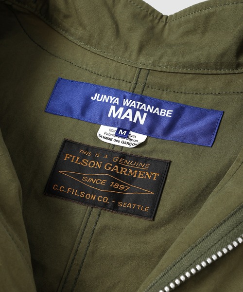 JUNYA WATANABE MAN ノルディック柄ニット モッズコート XS JUNYA WATANABE MAN（ジュンヤワタナベマン）の「ノルディック柄
