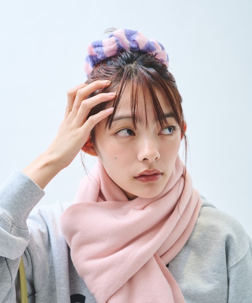 common gull products.（コモンガルプロダクツ）の「ときめきの残り香とニットシュシュ（シュシュ・レディース・ミント/ラベンダー/ブラウン系/レッド系/パープル系・フリー）」の11枚目の写真