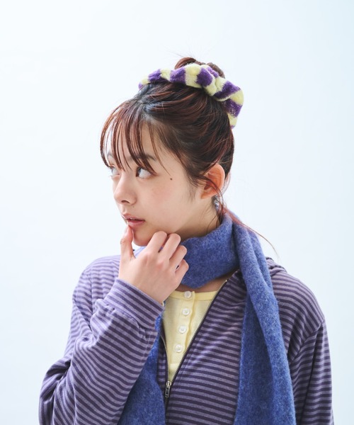 common gull products.（コモンガルプロダクツ）の「ときめきの残り香とニットシュシュ（シュシュ・レディース・ミント/ラベンダー/ブラウン系/レッド系/パープル系・フリー）」の22枚目の写真