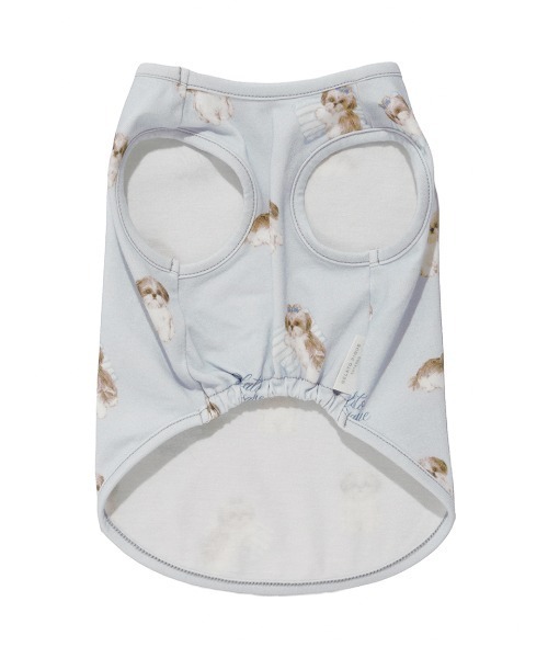 ジェラートピケ シーズー柄プルオーバー【OWHT】 ジェラートピケ gelato pique 【CAT&DOG】シーズー柄プルオーバー