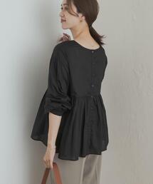 URBAN RESEARCH DOORS | コットンツイル2WAYギャザーブラウス(シャツ/ブラウス)