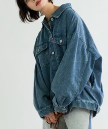 A.D.C.L. | オーバーサイズ ビックシルエット デニムジャケット(Gジャン)(デニムジャケット)