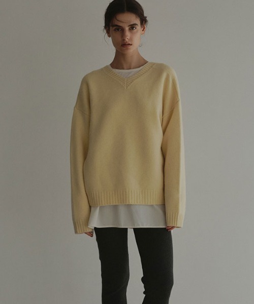 再入荷！/ZOZO限定カラー】Vネック2wayニットプルオーバー（ニット