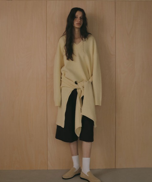 再入荷！/ZOZO限定カラー】Vネック2wayニットプルオーバー（ニット