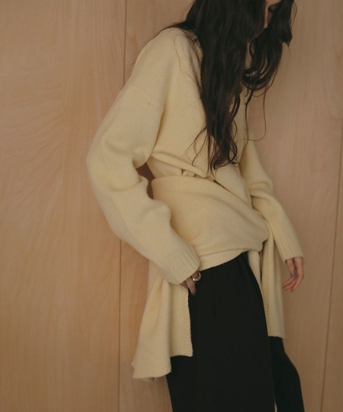 再入荷！/ZOZO限定カラー】Vネック2wayニットプルオーバー（ニット