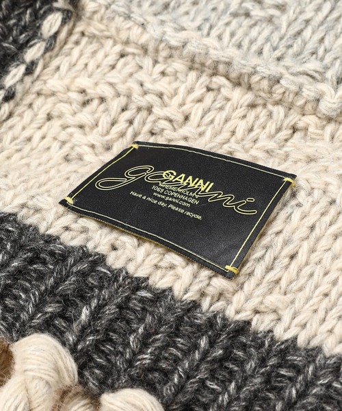 GANNI(ガニー)の「Wool Cotton Mix Knit Sweater(ニット/セーター・レディース・その他・S-M/L-XL)」の5枚目の写真