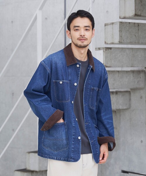 USA製 38 MAHAGAMAGE 007 KGBR デニムカバーオール USA製 38