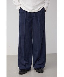 AZUL by moussy | ペンシルストライプワイドパンツ(スラックス)