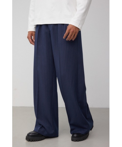 ペンシルストライプワイドパンツ（スラックス）｜AZUL BY MOUSSY