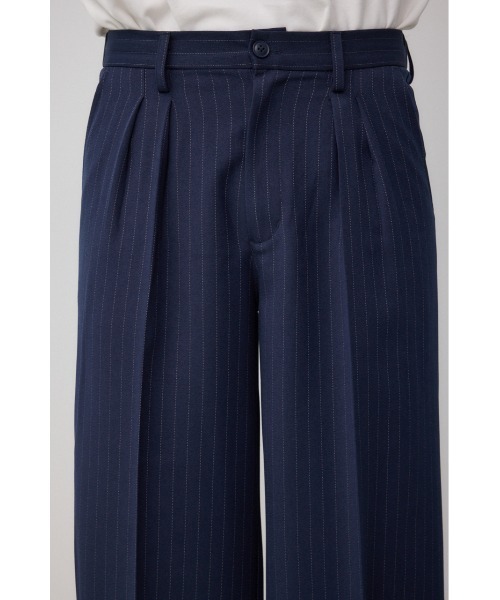 AZUL by moussy（アズールバイマウジー）の「ペンシルストライプワイドパンツ（スラックス・メンズ・ブルー系その他3/ブラック系その他・MEDIUM/LARGE）」の17枚目の写真