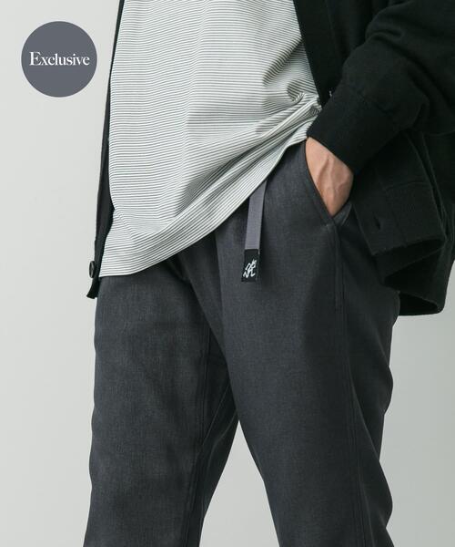 Gramicci（グラミチ）の「『別注』GRAMICCI　LANATECウールライクトラウザー（その他パンツ・メンズ・グレー/ブラック/ネイビー/ダークブラウン/モカ/チャコールグレー・LARGE/MEDIUM/SMALL）」の3枚目の写真