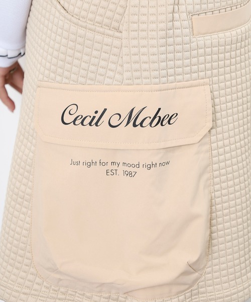 CECIL McBEE（セシルマクビー）の「MESSAGE　CARGO　SKIRT（スカート・レディース・ブラック/ベージュ・2(M)/1(S)）」の10枚目の写真