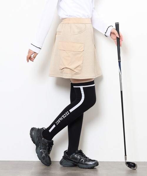 CECIL McBEE（セシルマクビー）の「MESSAGE　CARGO　SKIRT（スカート・レディース・ブラック/ベージュ・2(M)/1(S)）」の21枚目の写真