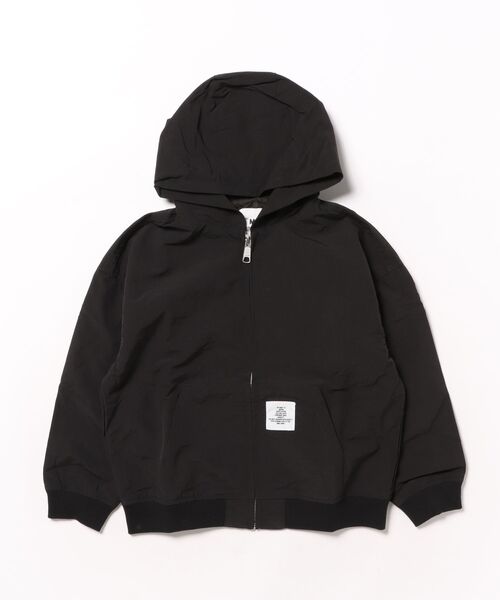 Smoothy(スムージー)の「Smoothy Nylon Zip parka / スムージー ナイロンジップパーカー(ブルゾン・キッズ・ブラック/カーキ・LARGE/X-LARGE/MEDIUM)」の6枚目の写真