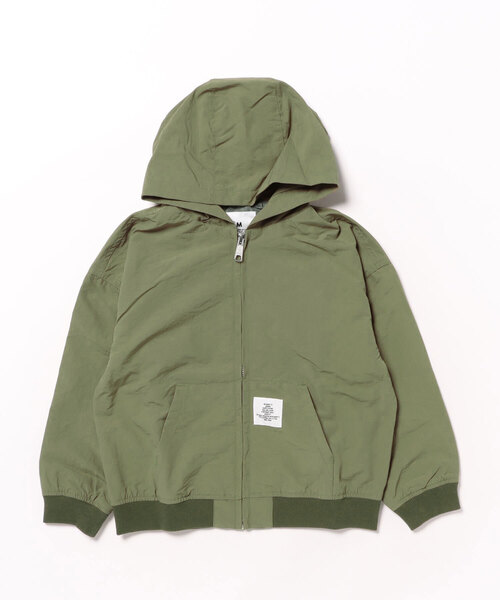 Smoothy(スムージー)の「Smoothy Nylon Zip parka / スムージー ナイロンジップパーカー(ブルゾン・キッズ・ブラック/カーキ・LARGE/X-LARGE/MEDIUM)」の7枚目の写真