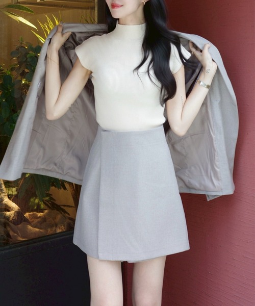 ACYM（アシーム）の「【ZOZO限定】トリニティテーラードジャケット（テーラードジャケット・レディース・ベージュ/ダークグレー/ベージュ系その他・FREE）」の6枚目の写真