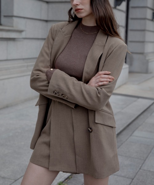 ACYM（アシーム）の「【ZOZO限定】トリニティテーラードジャケット（テーラードジャケット・レディース・ベージュ/ダークグレー/ベージュ系その他・FREE）」の22枚目の写真