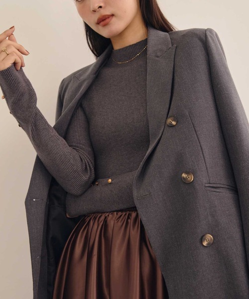 ACYM（アシーム）の「【ZOZO限定】トリニティテーラードジャケット（テーラードジャケット・レディース・ベージュ/ダークグレー/ベージュ系その他・FREE）」の15枚目の写真